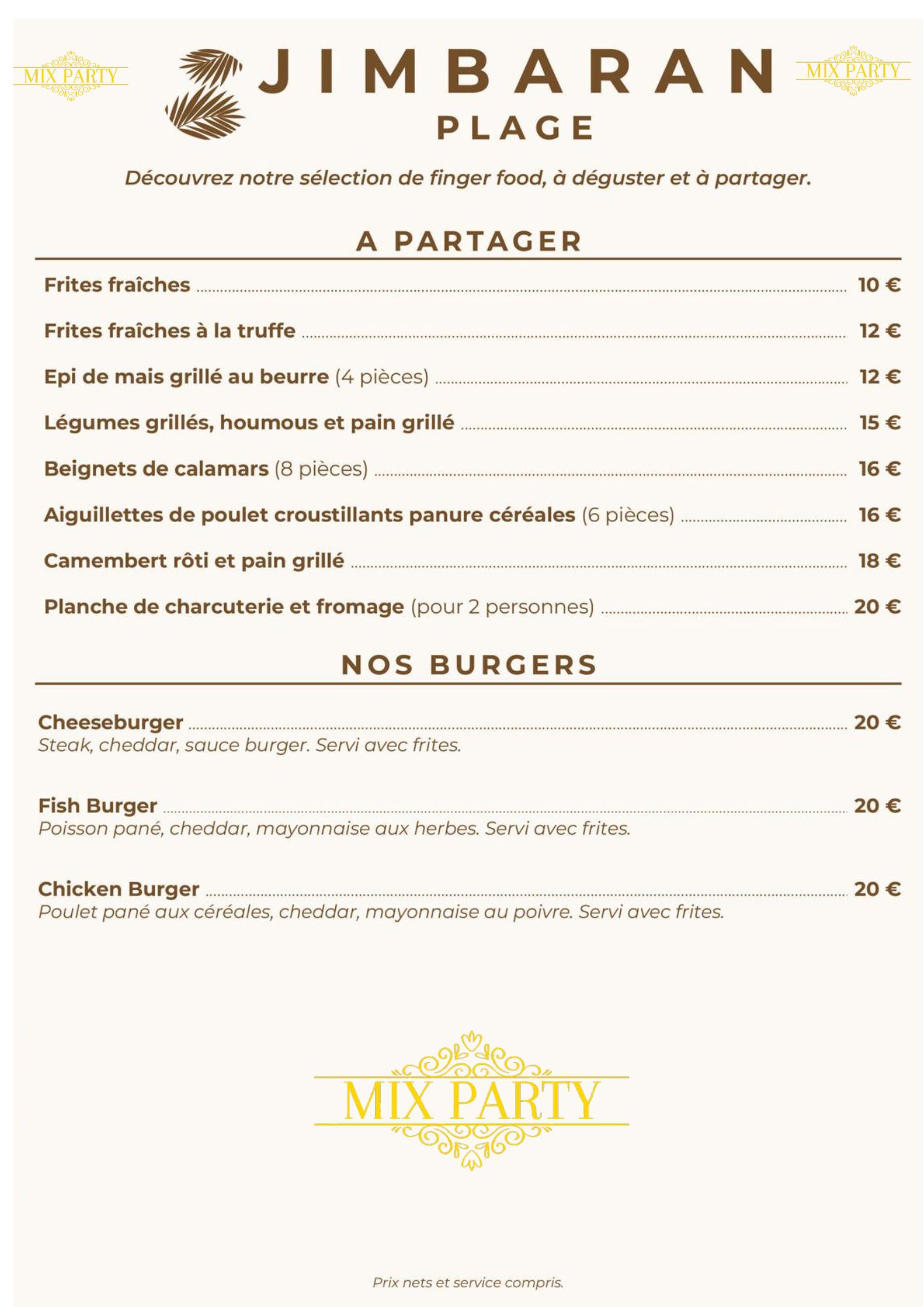 Menu Jimbaran 1